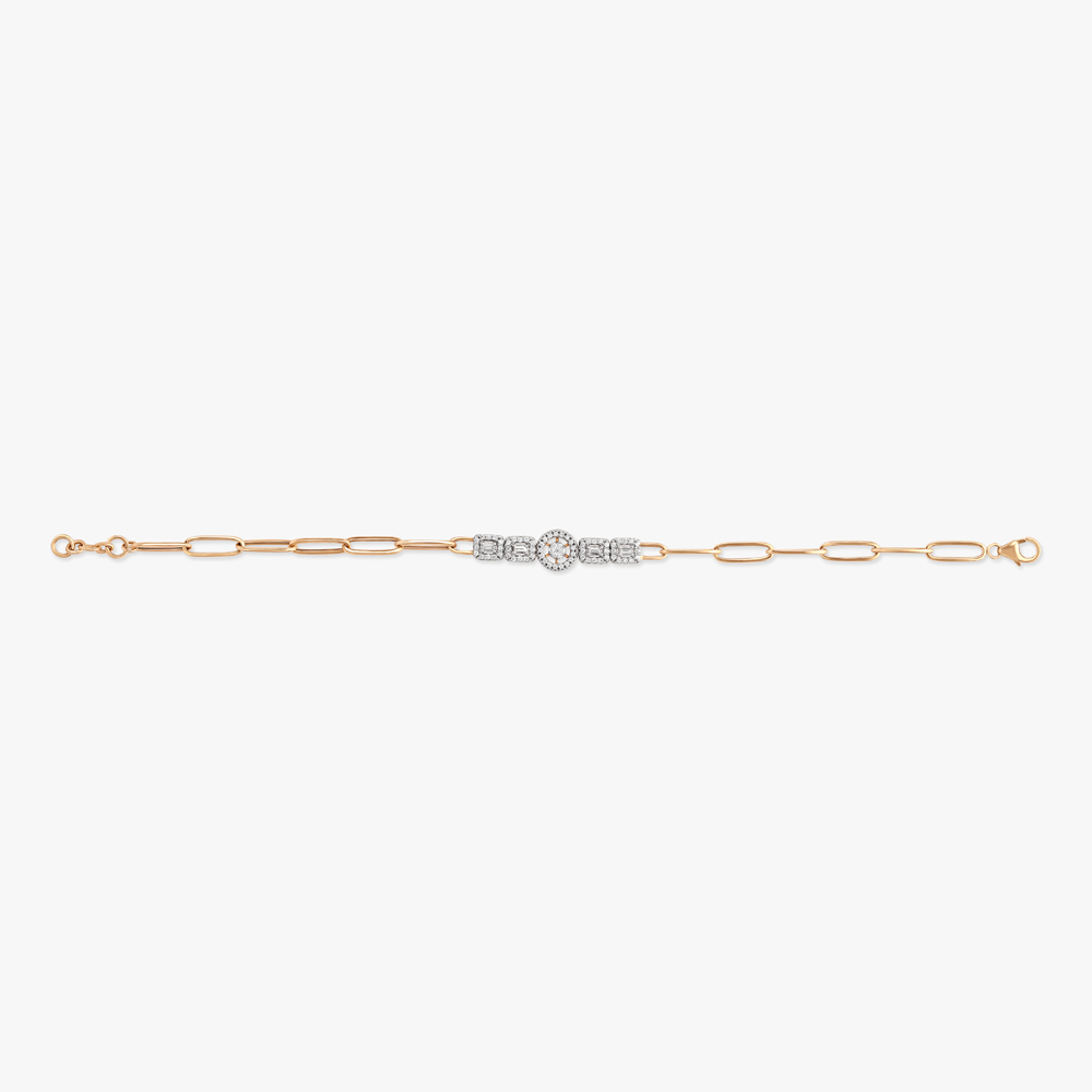 Dazzling Diamond Interlock Bracelet,,hi-res image number null