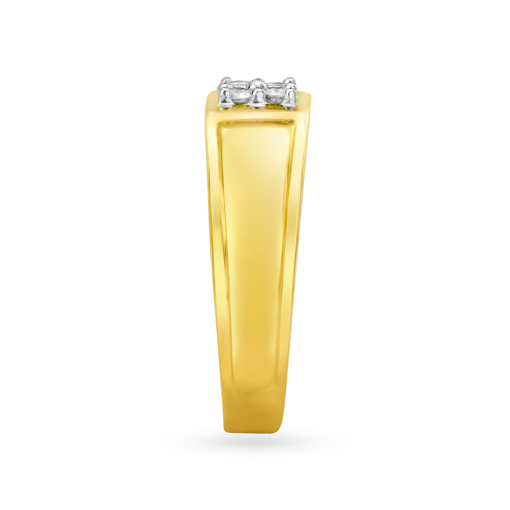 Fancy Square Motif Diamond Finger Ring For Men,,hi-res image number null