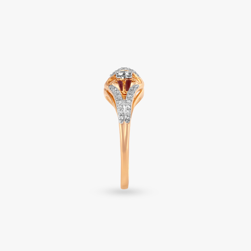 Petal Echo Diamond Ring,,hi-res image number null