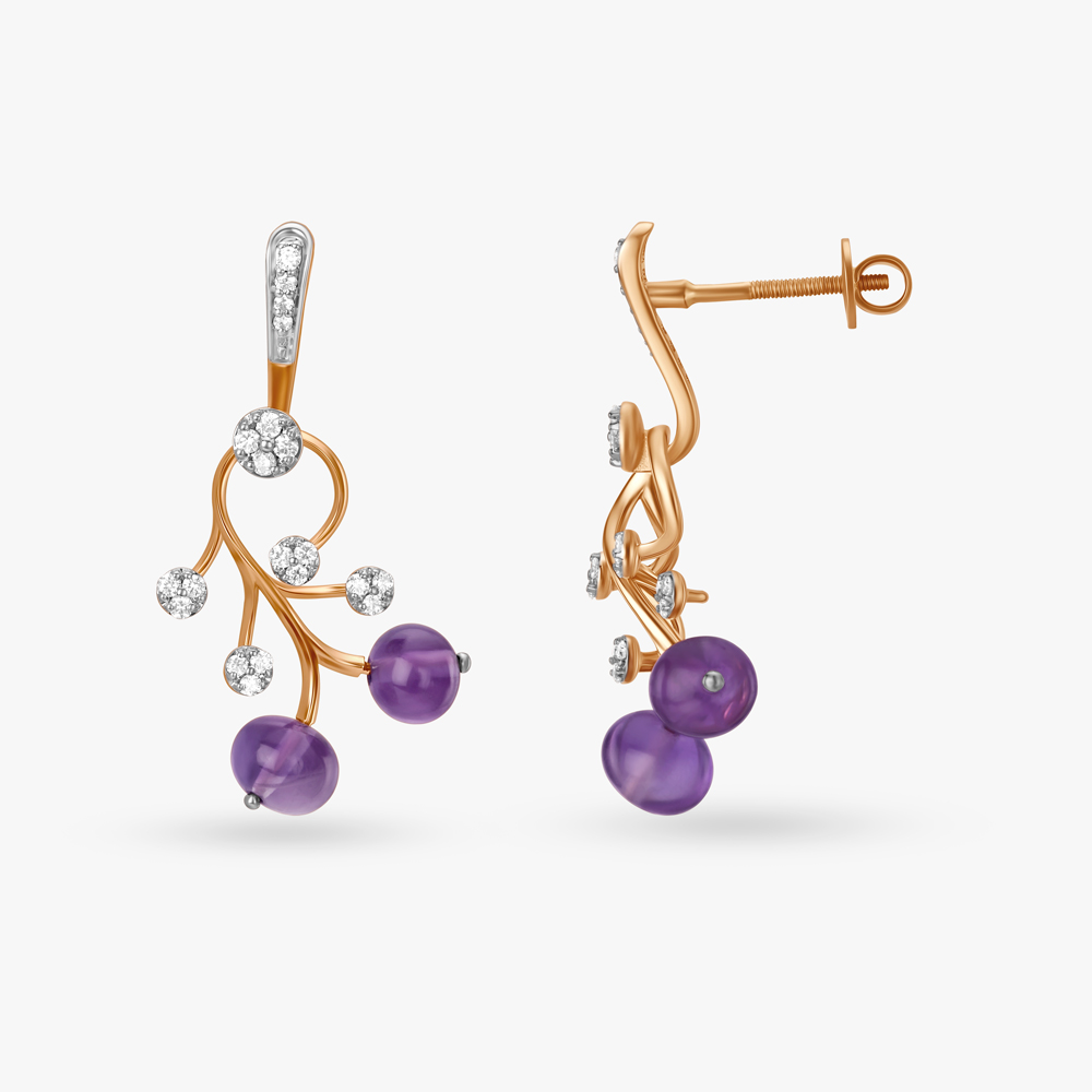 Dream of Lavender Drop Earrings,,hi-res image number null