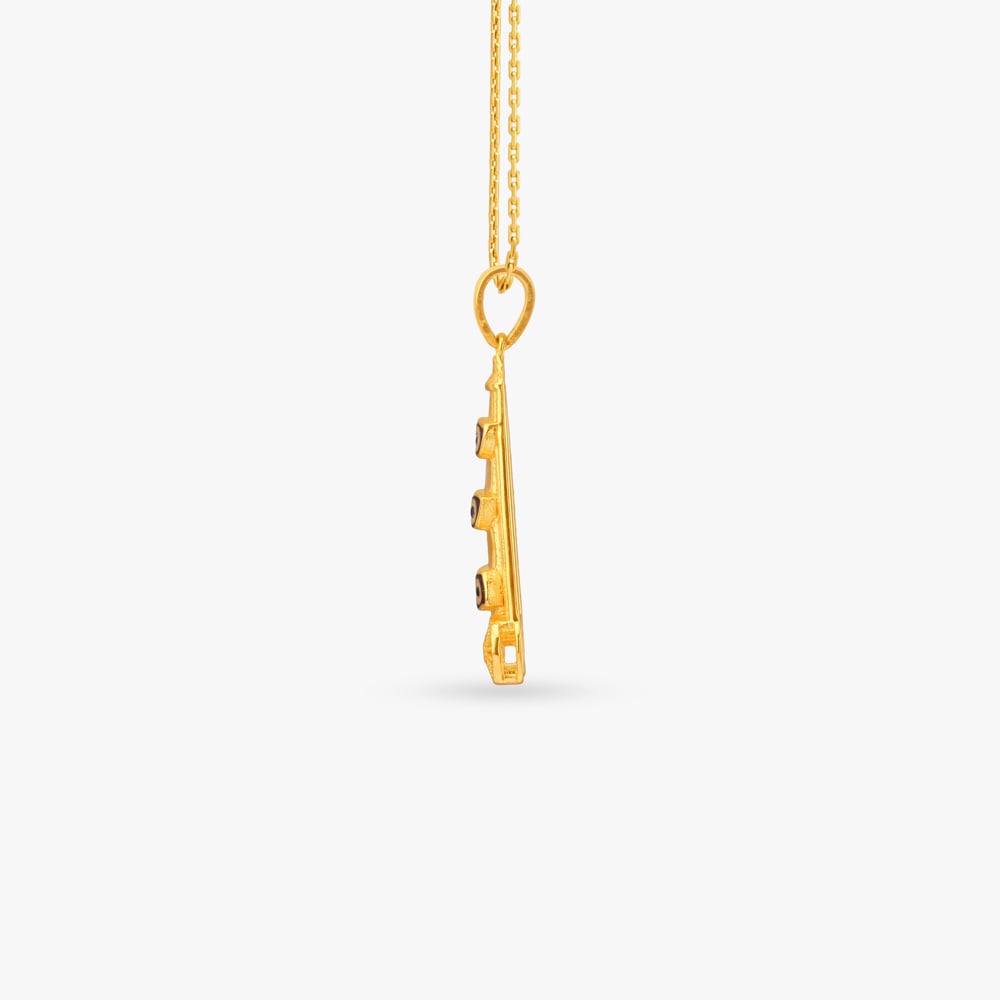 Divine Chariot Gold Pendant,,hi-res image number null
