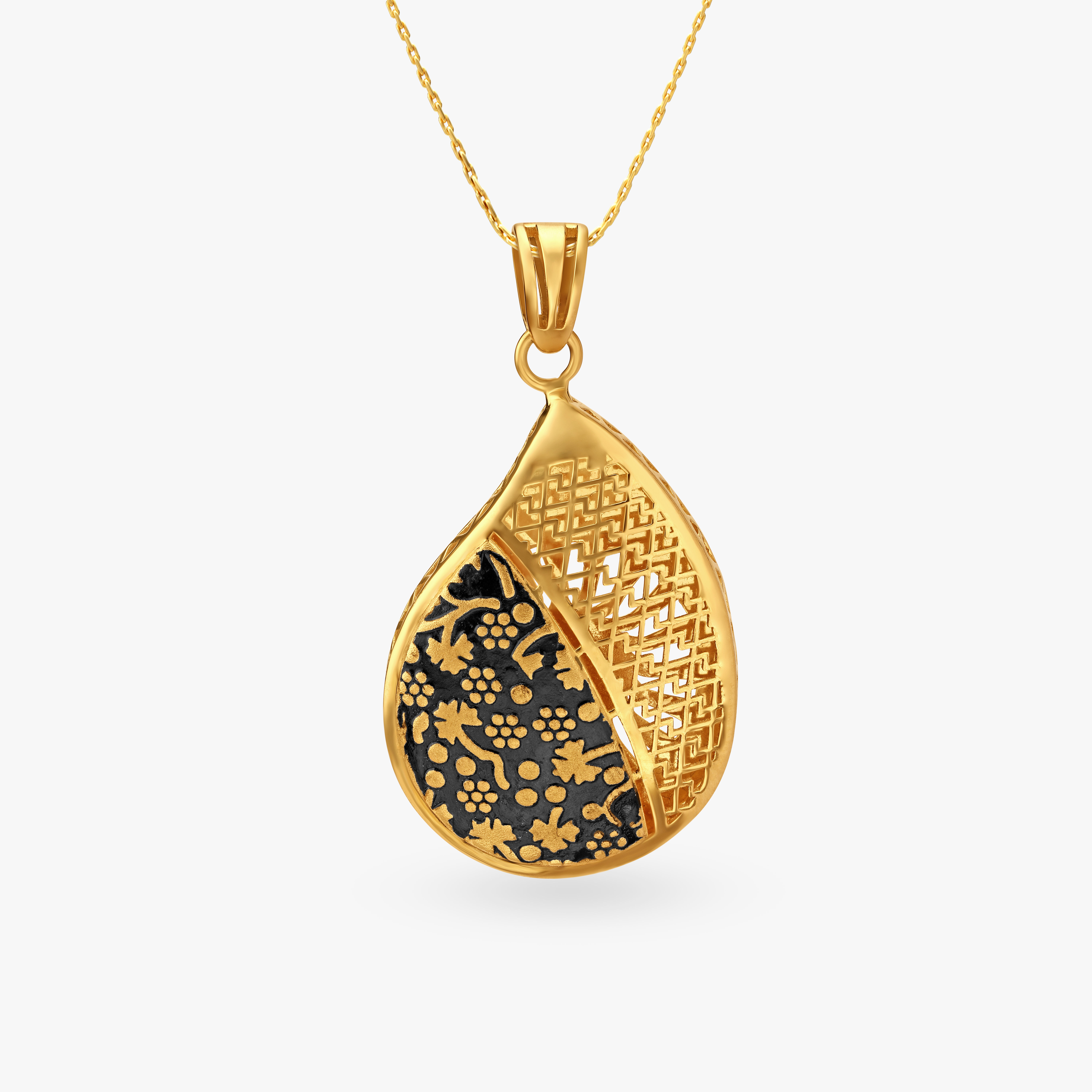 Glamorous Teardrop Pendant and Earrings Set,,hi-res image number null