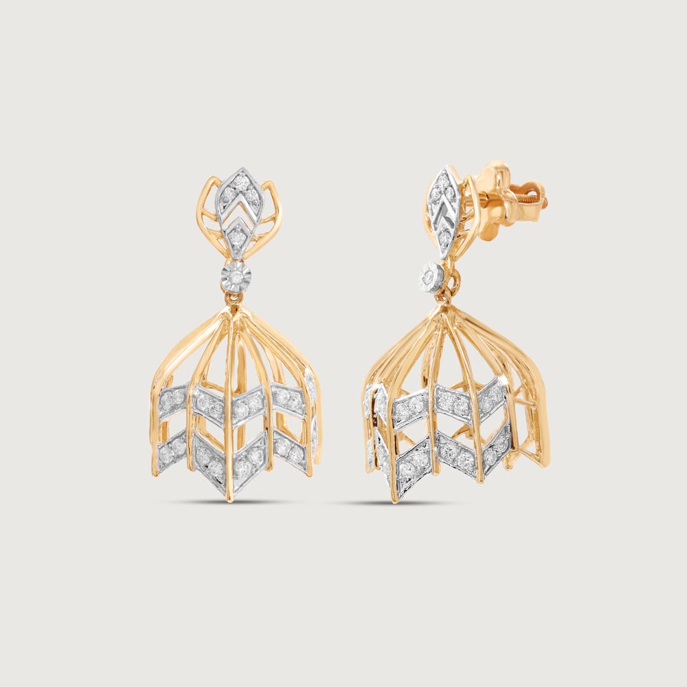 Chic Aura Diamond Jhumka,,hi-res image number null