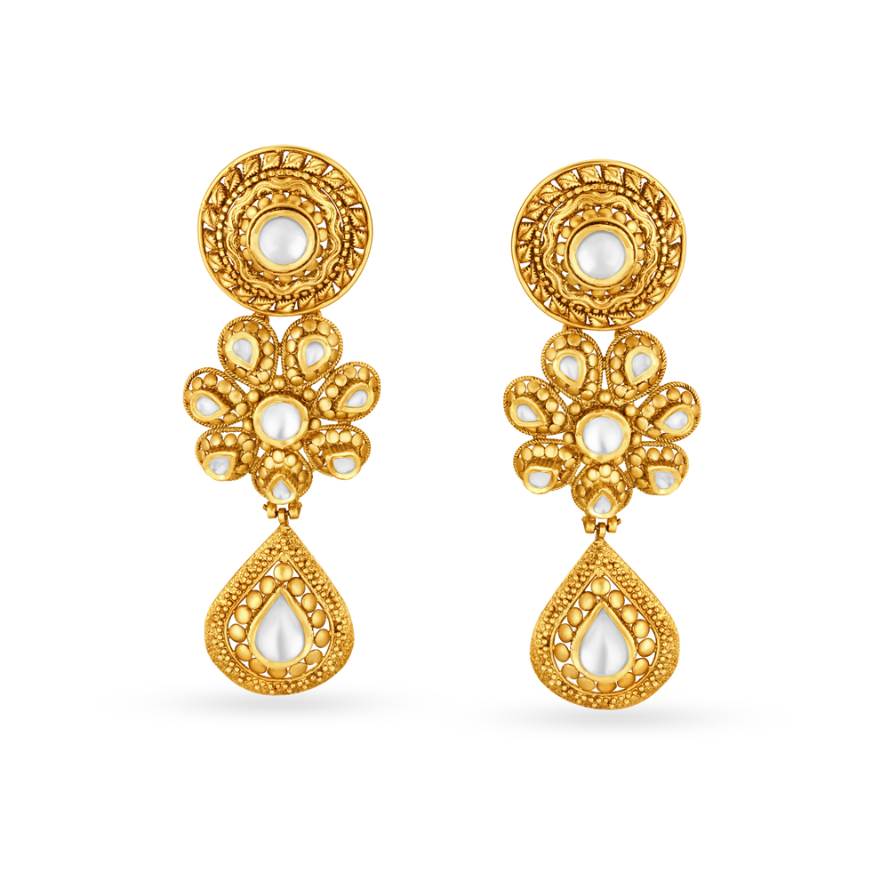 Elaborate Floral Necklace Set,,hi-res image number null