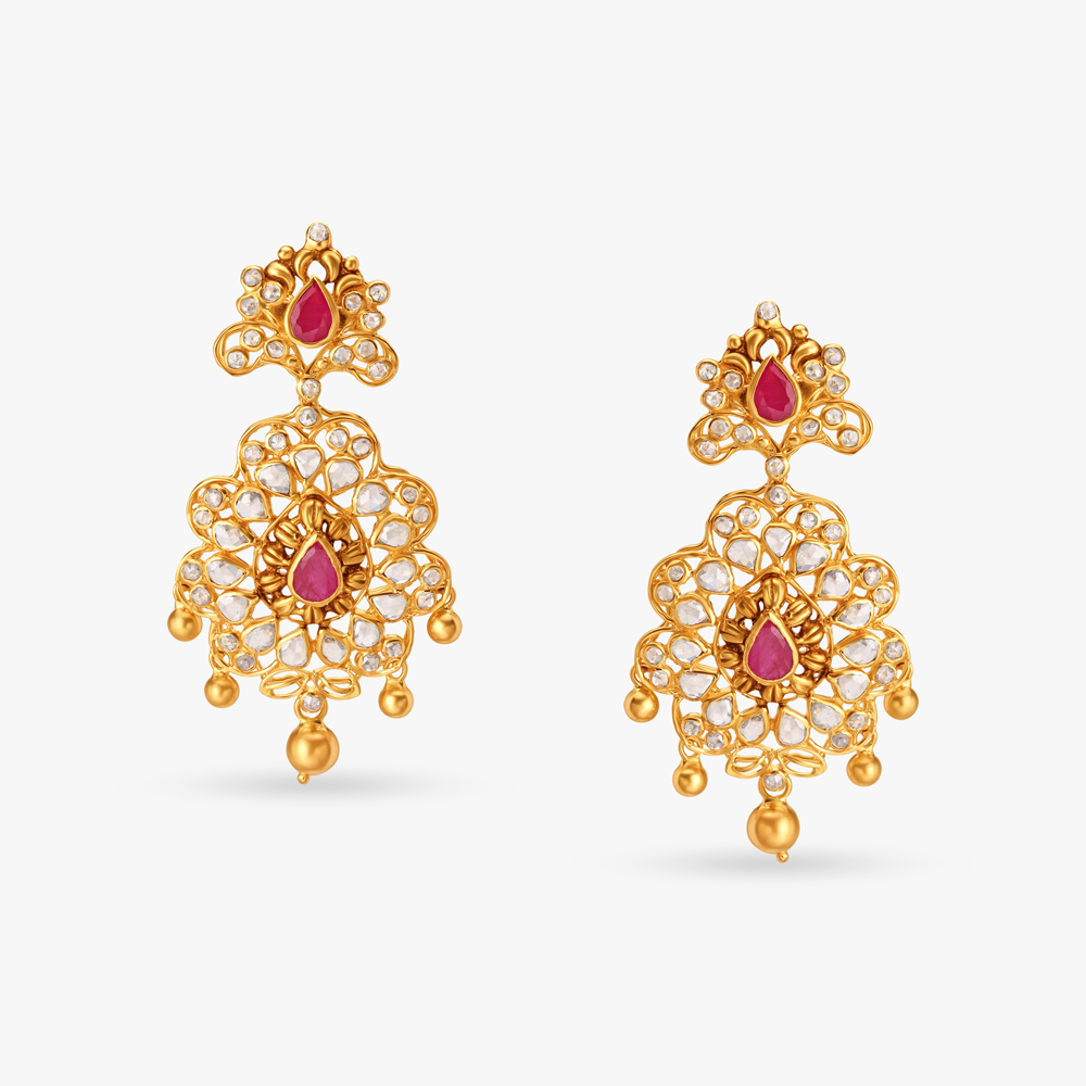 Striking Elegance Traditional Necklace Set,,hi-res image number null