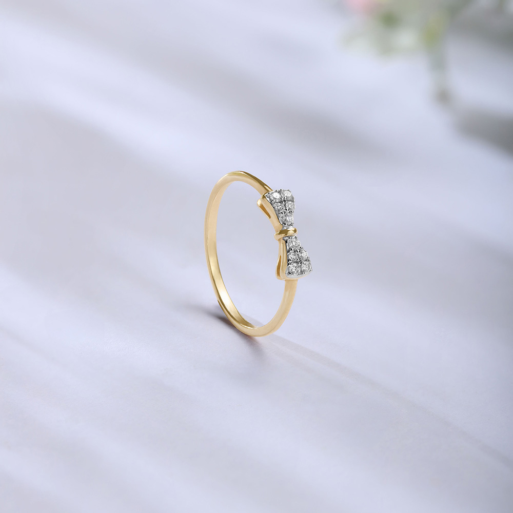 Cutie Bow Spark Diamond Ring,,hi-res image number null