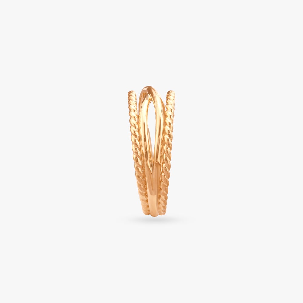 Twisted Wire Gold Ring,,hi-res image number null