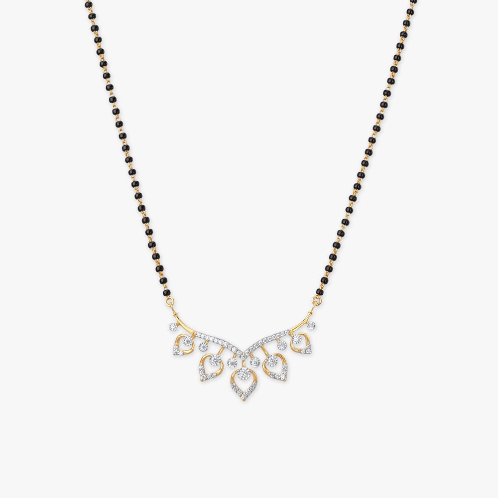 

Cascading Hearts Diamond Mangalsutra