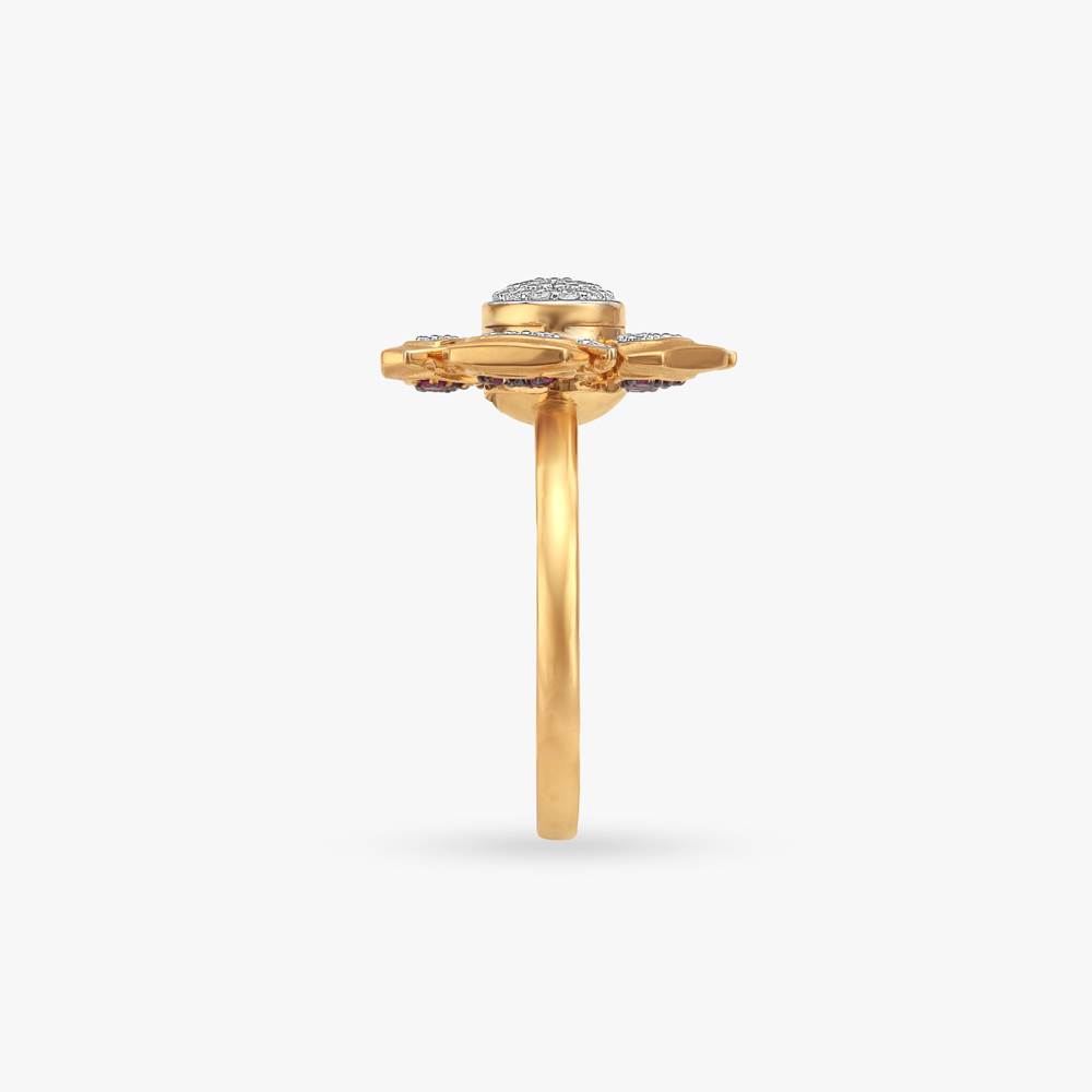 Starburst Spin Diamond Ring,,hi-res image number null