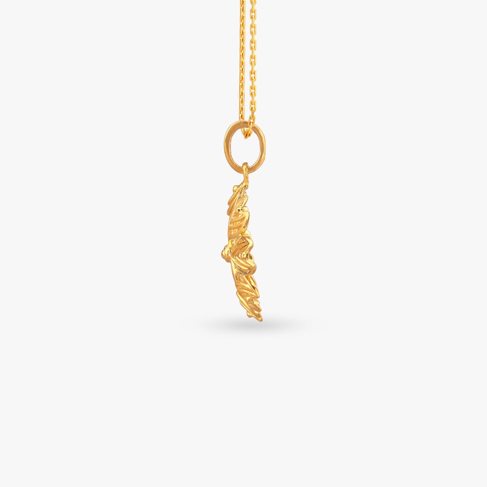 Whirl Blossom Gold Pendant,,hi-res image number null