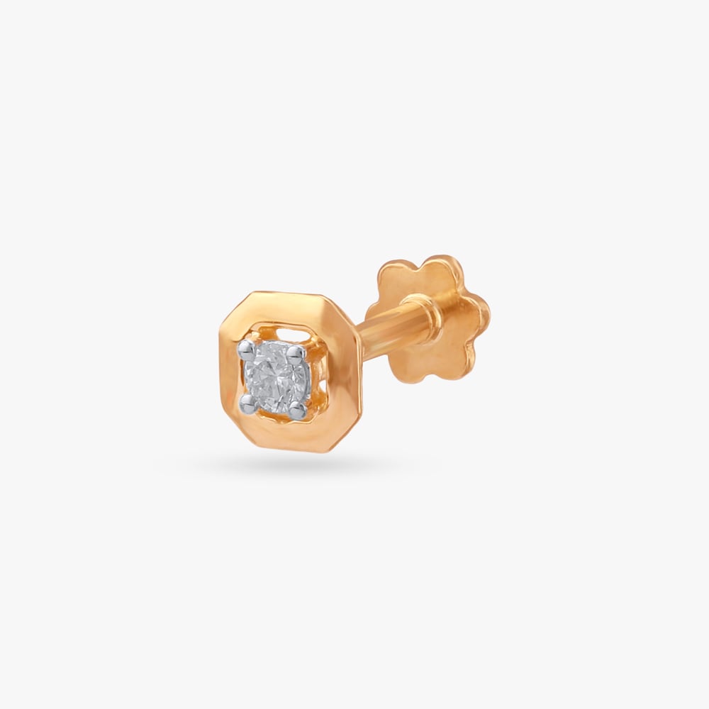 

Octa Glow Diamond Nose Pin
