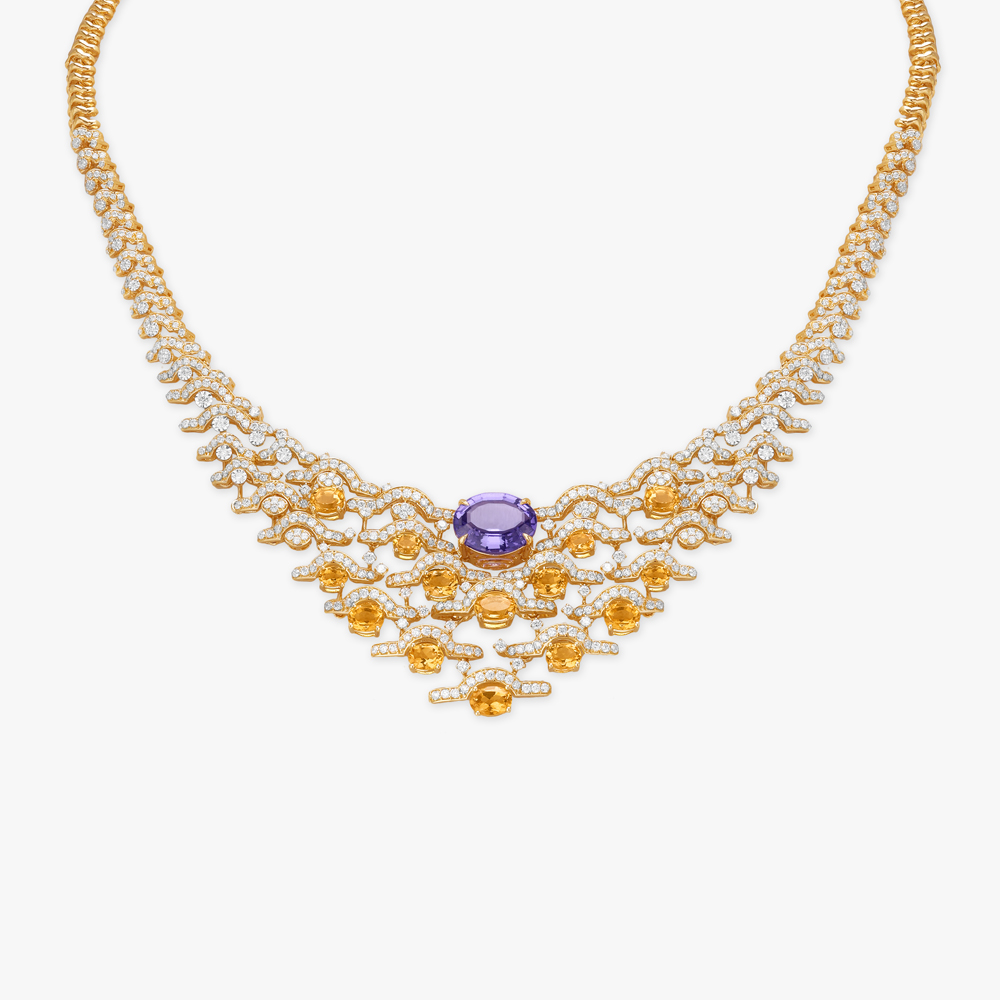 Radiant Symphony Diamond Necklace Set,,hi-res image number null
