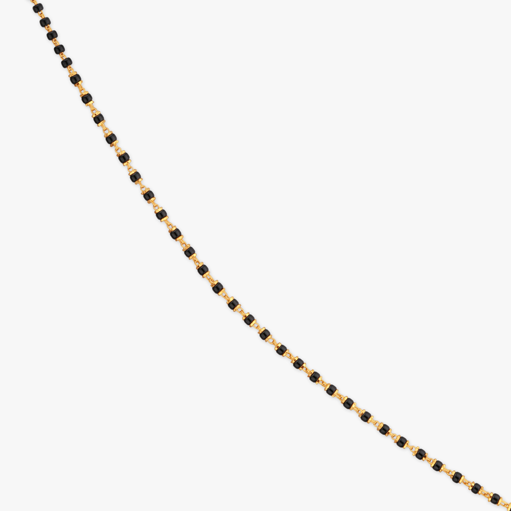 Aura Link Gold Mangalsutra Chain,,hi-res image number null