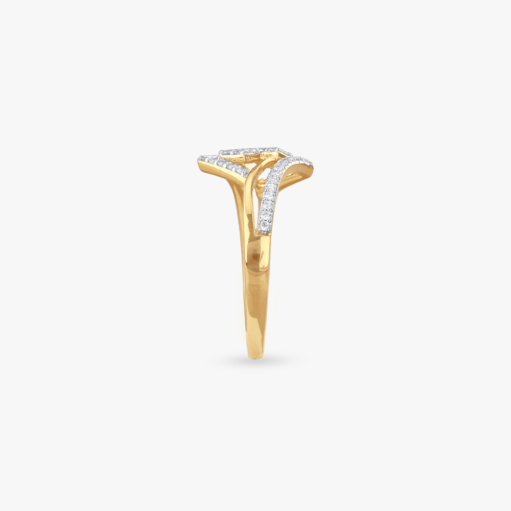 Layered Frame Diamond Ring,,hi-res image number null