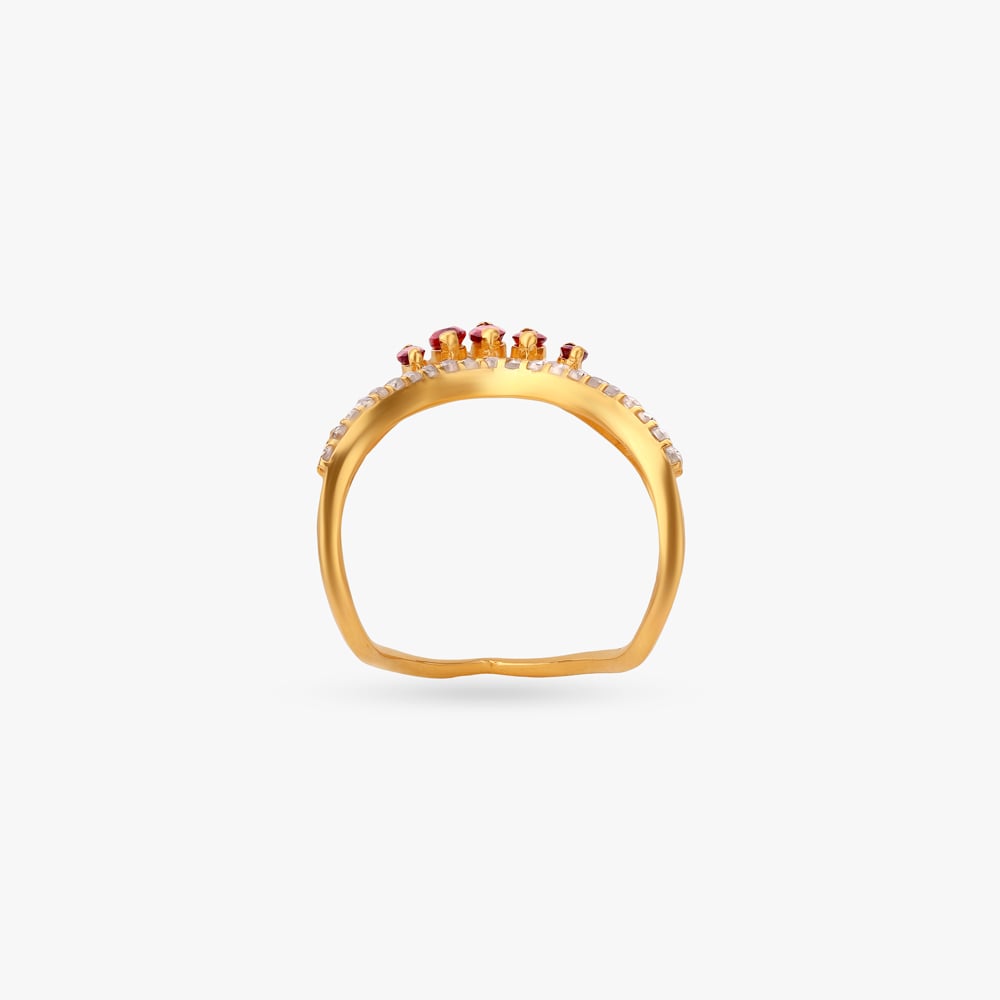 Regal Arc Gold Ring,,hi-res image number null