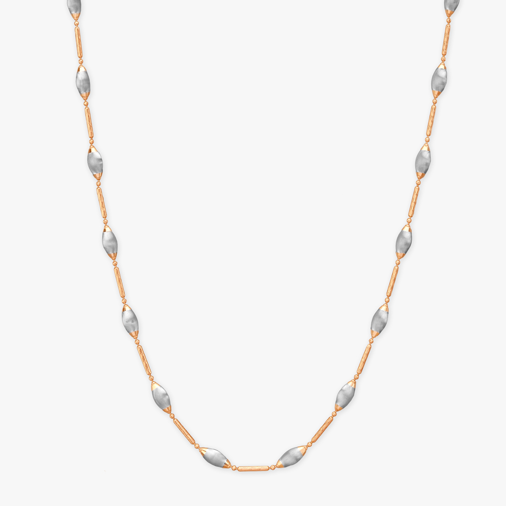 Frosted Bullet Gold Chain,,hi-res image number null
