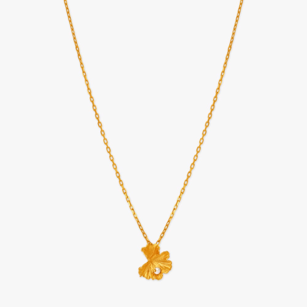 Blossoming Pearl Pendant with Chain,,hi-res image number null
