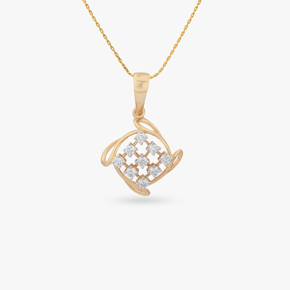 Lattice Grace Diamond Pendant and Earrings Set,,hi-res image number null