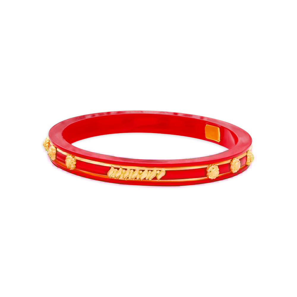 Surreal Pola Gold Bangle,,hi-res image number null