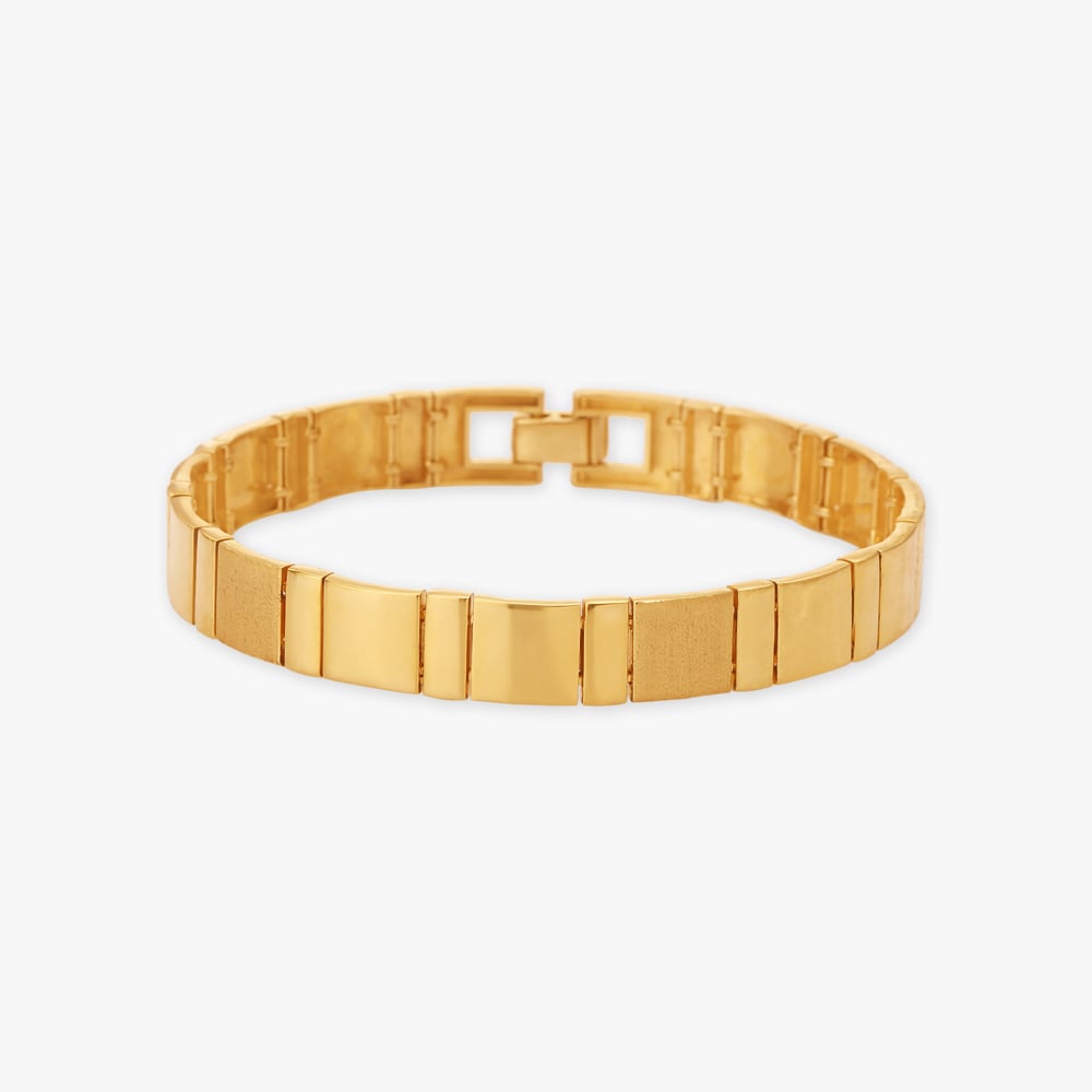 Contemporary Gold Bracelet for Men,,hi-res image number null
