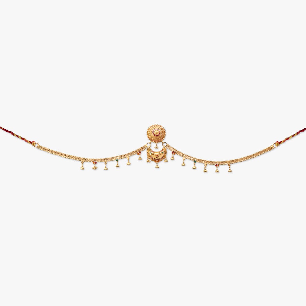 Horizon Wears Bells Gold Maang Tikka,,hi-res image number null