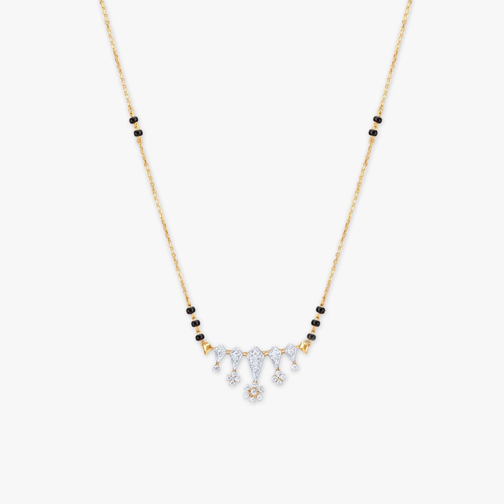 Ethereal Symphony Diamond Mangalsutra,,hi-res image number null