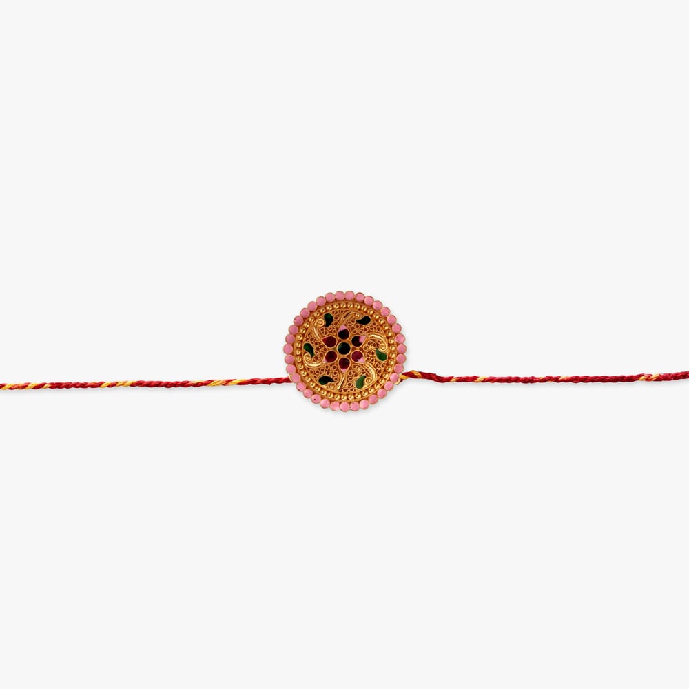 Blushing Mandala Gold Maang Tikka,,hi-res image number null