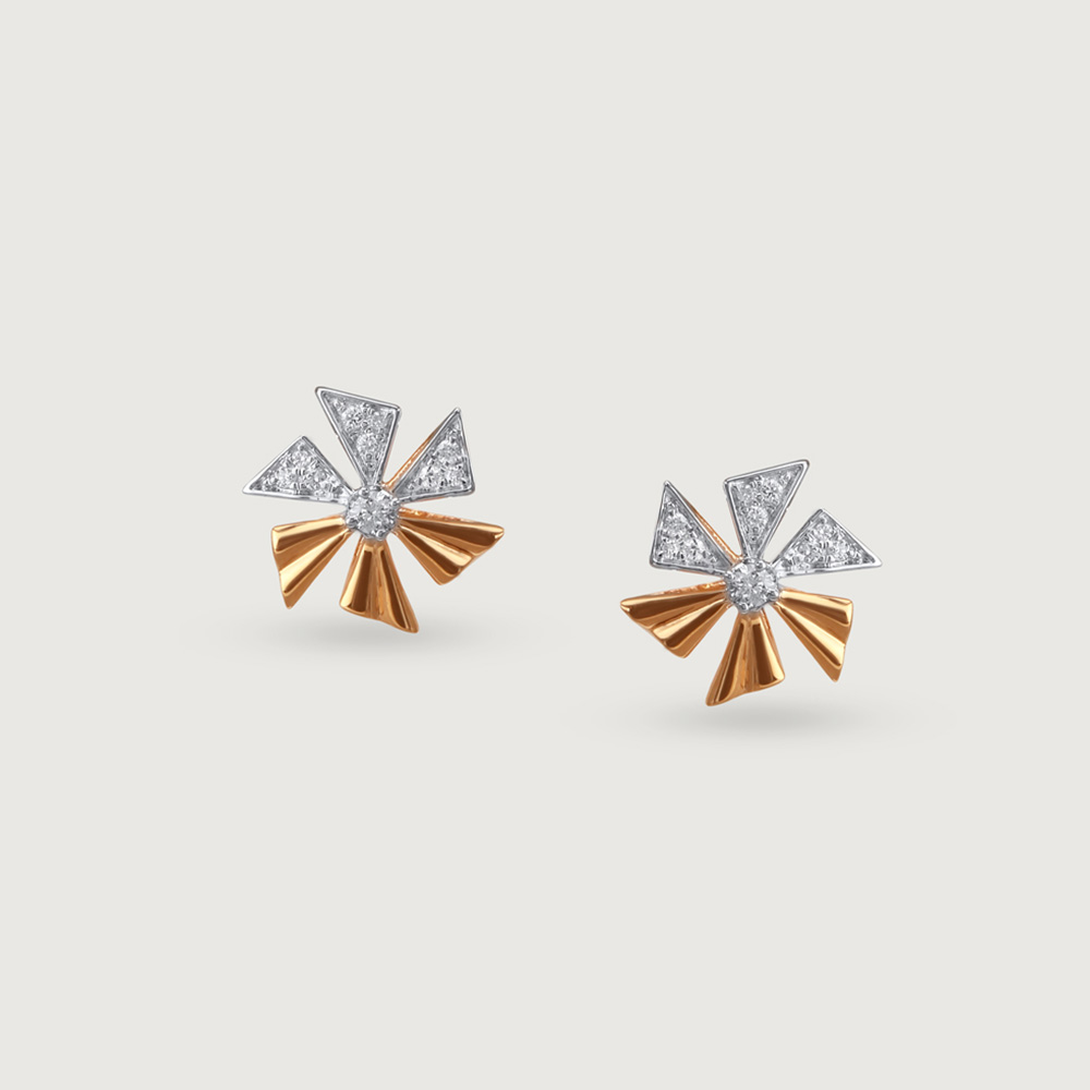 Pinwheel Pop Diamond Earrings,,hi-res image number null
