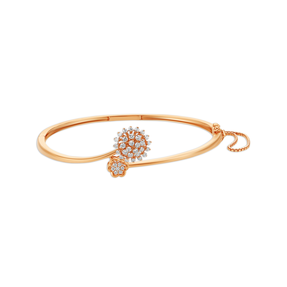 Fancy Oval Diamond Bangle,,hi-res image number null