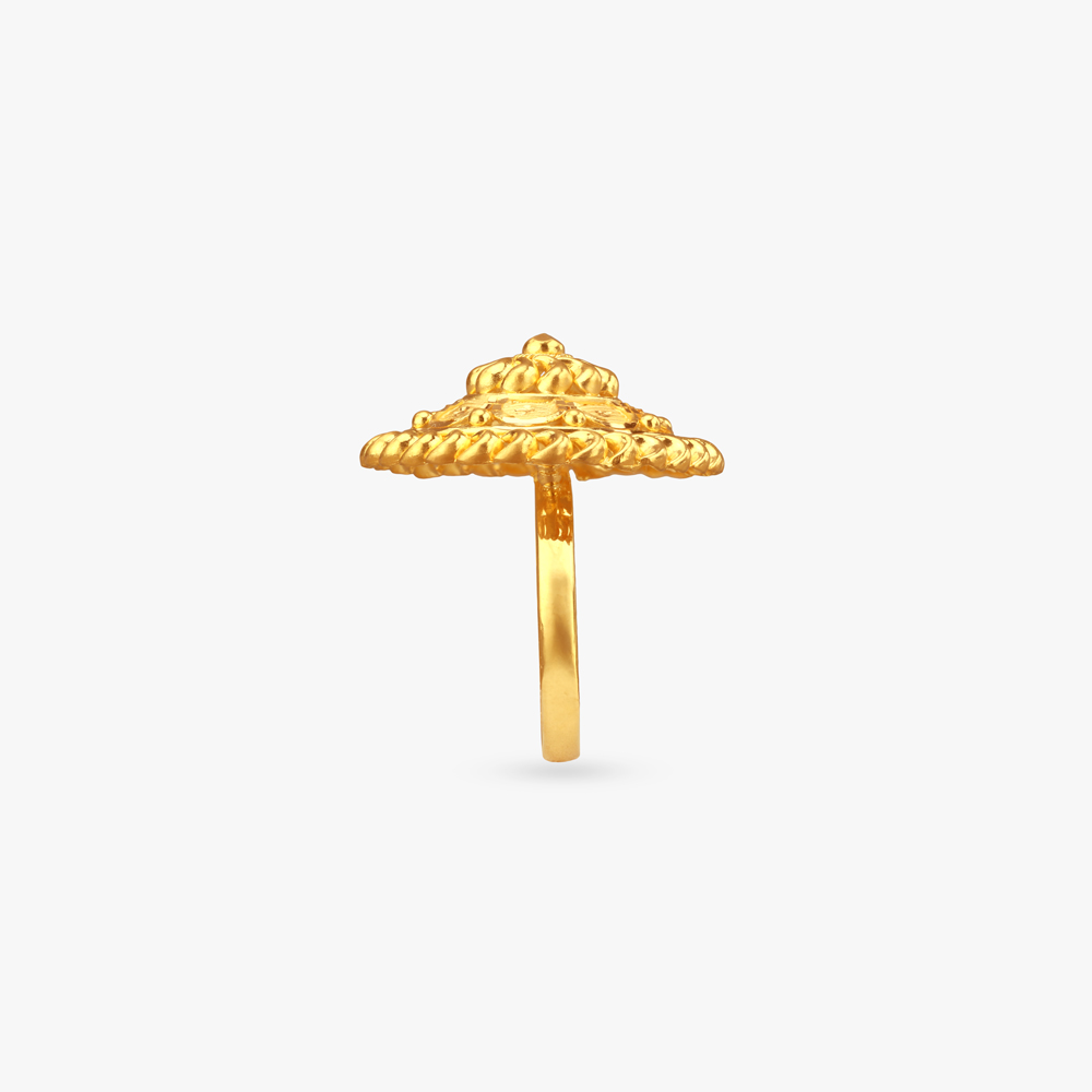 Sunrise Petal Gold Ring,,hi-res image number null
