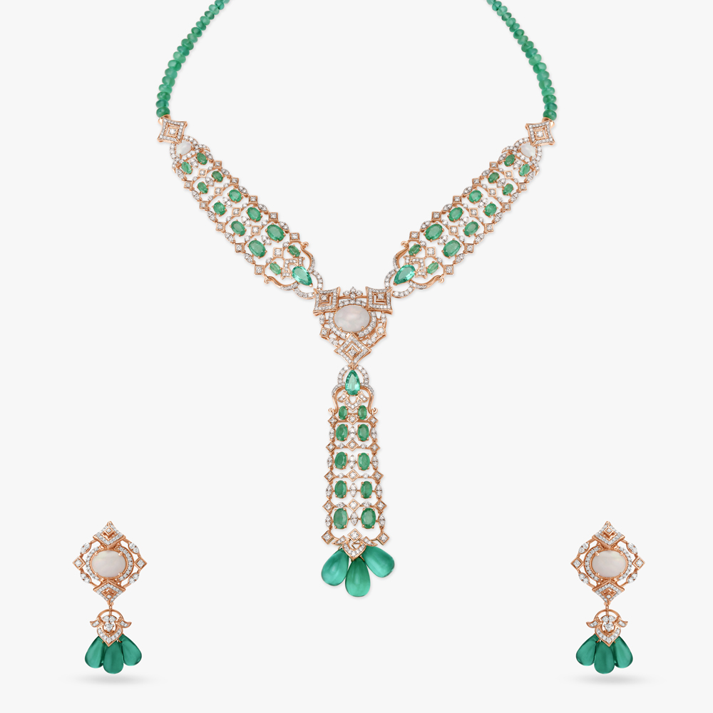 Reflection of Radiance Necklace Set