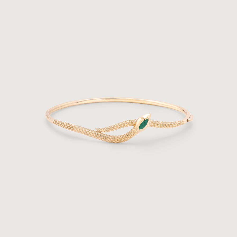 Serpentine Grace Gold Bangle,,hi-res image number null