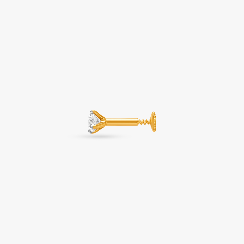 Graceful Diamond Nose Ring,,hi-res image number null