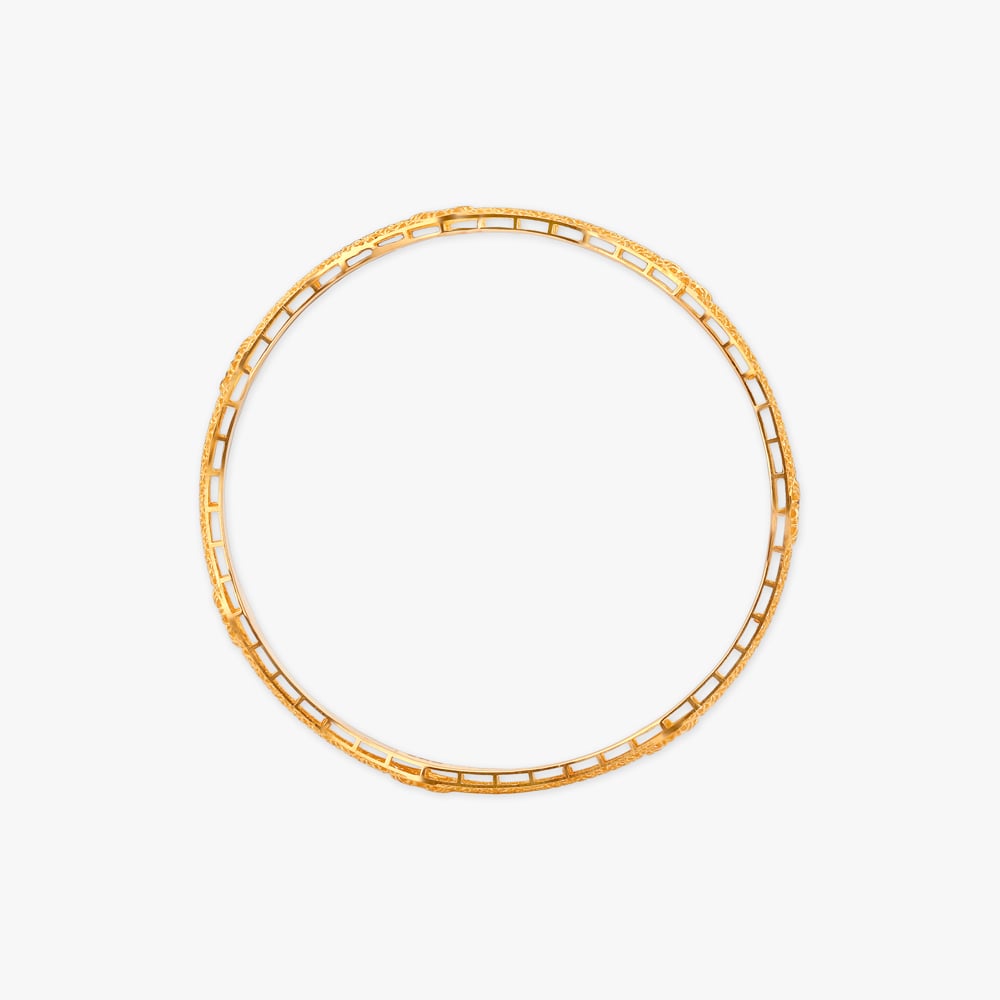 Filigree Grace Gold Bangle,,hi-res image number null