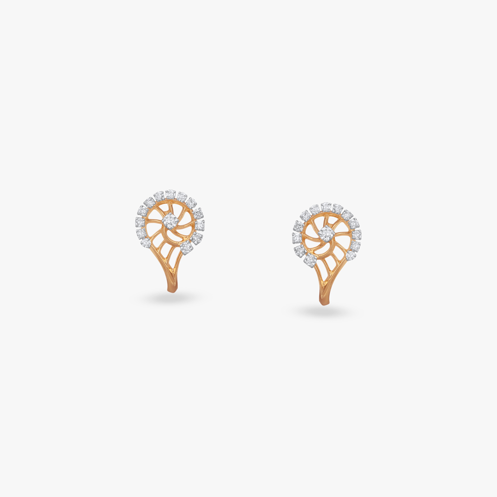 Sparkling Dawn Diamond Hoop Earrings,,hi-res image number null
