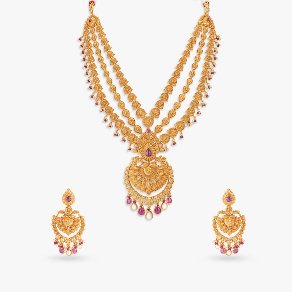 Traditional Grandeur Necklace Set,,hi-res image number null