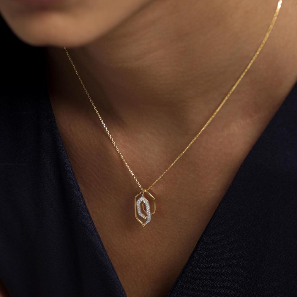 Royal Arch Diamond Pendant,,hi-res image number null