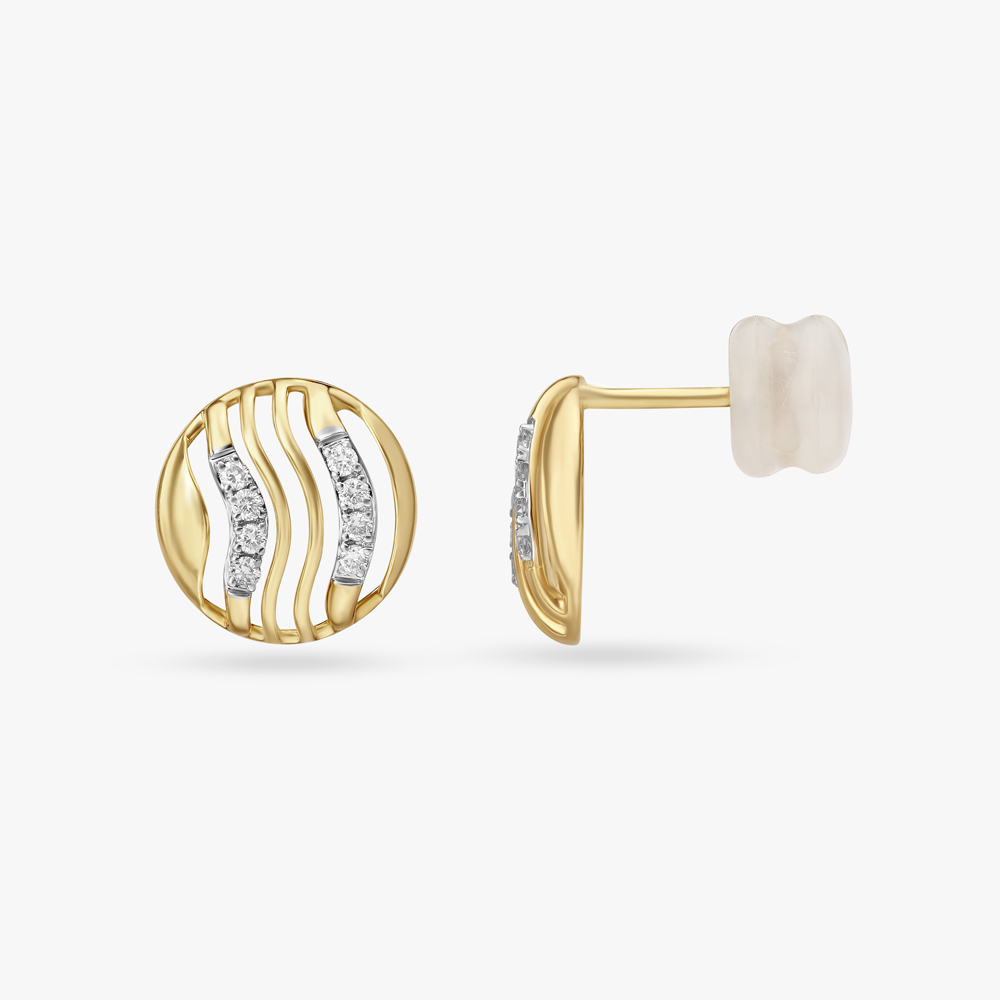 Celestial Orbit Diamond Stud Earrings,,hi-res image number null