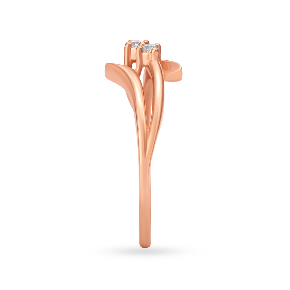 Sleek Wave Finger Ring,,hi-res image number null