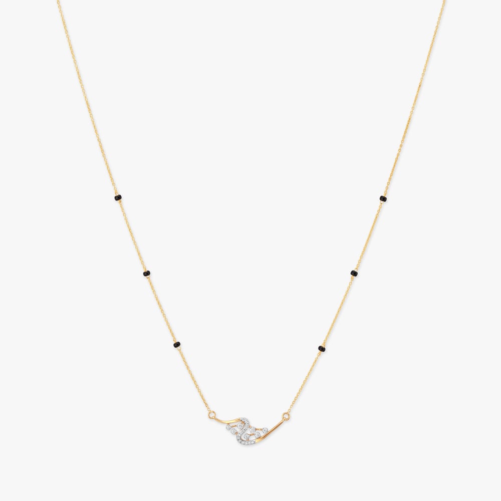 Dancing Spark Diamond Mangalsutra,,hi-res image number null