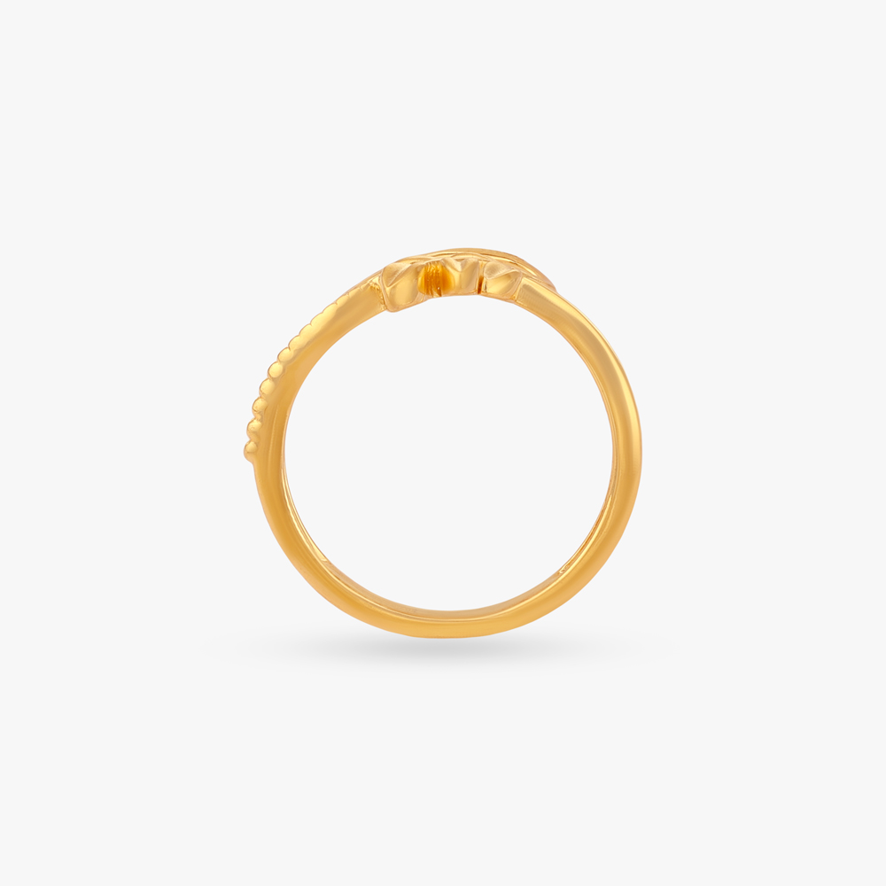 Flourishing Leaf Gold Ring,,hi-res image number null