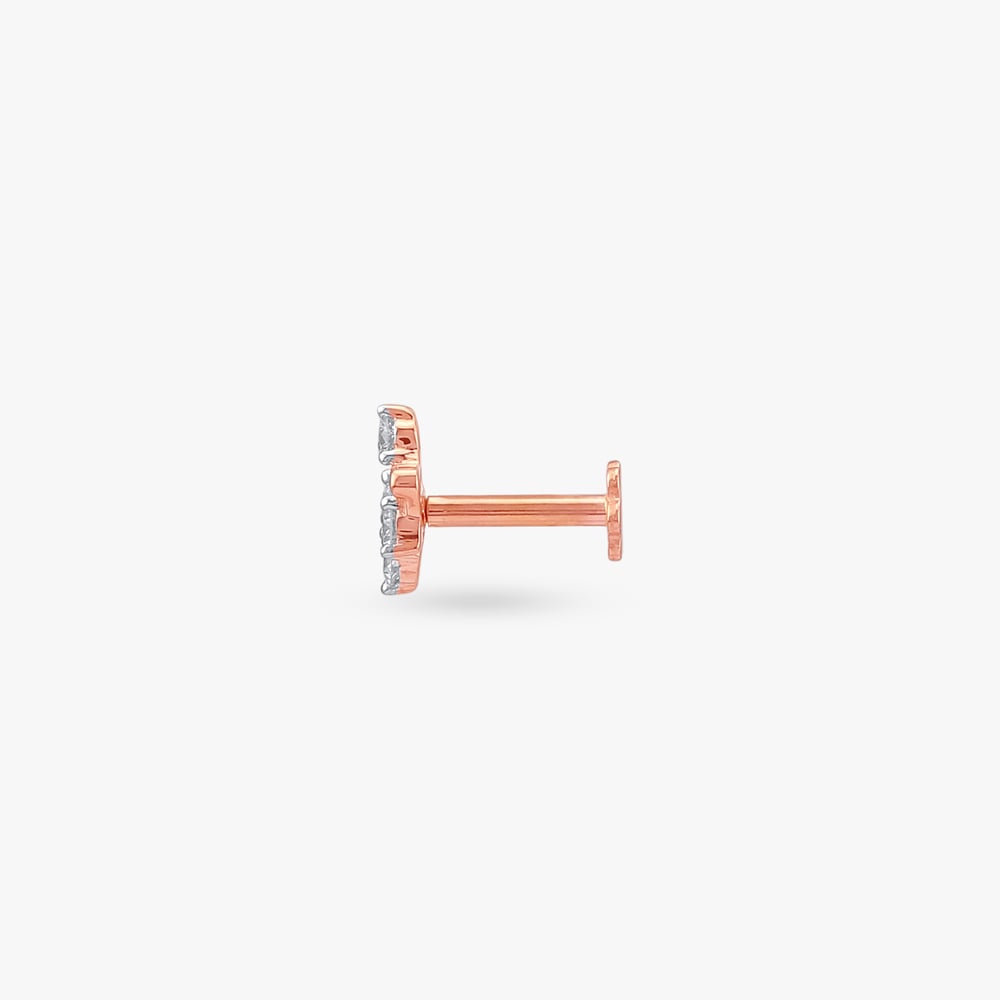 Glow Crest Diamond Nose Pin,,hi-res image number null