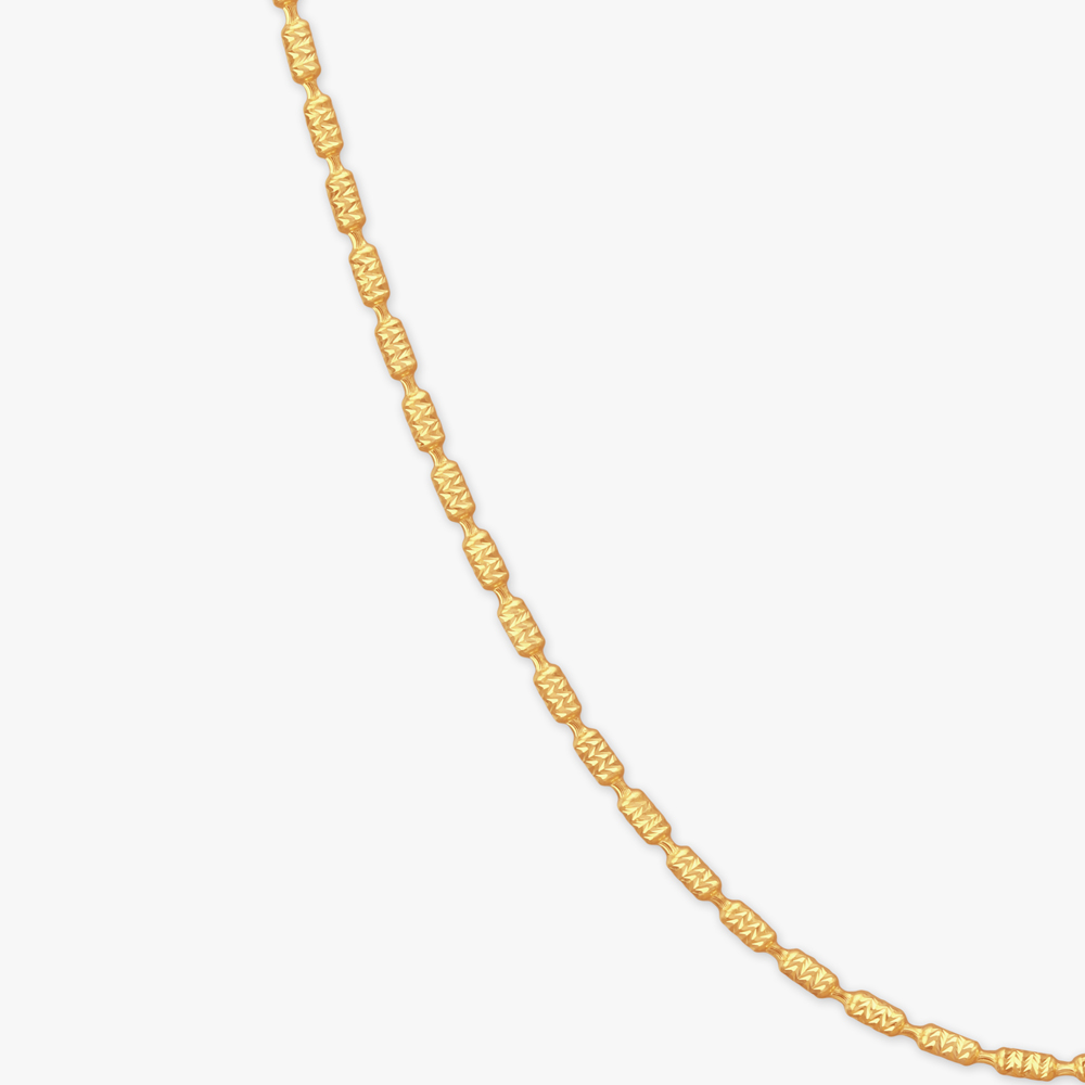 Rugged Rhythm Gold Chain for Men,,hi-res image number null
