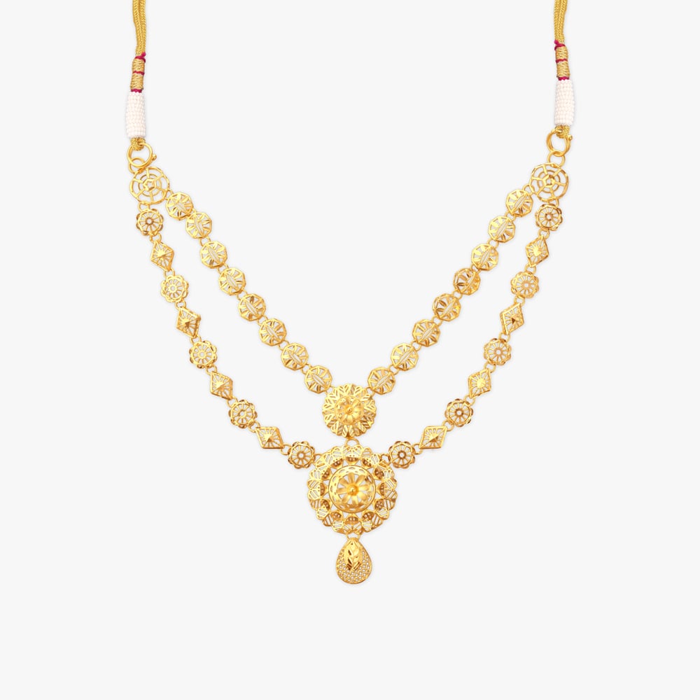 

Royal Ritu Gold Necklace Set