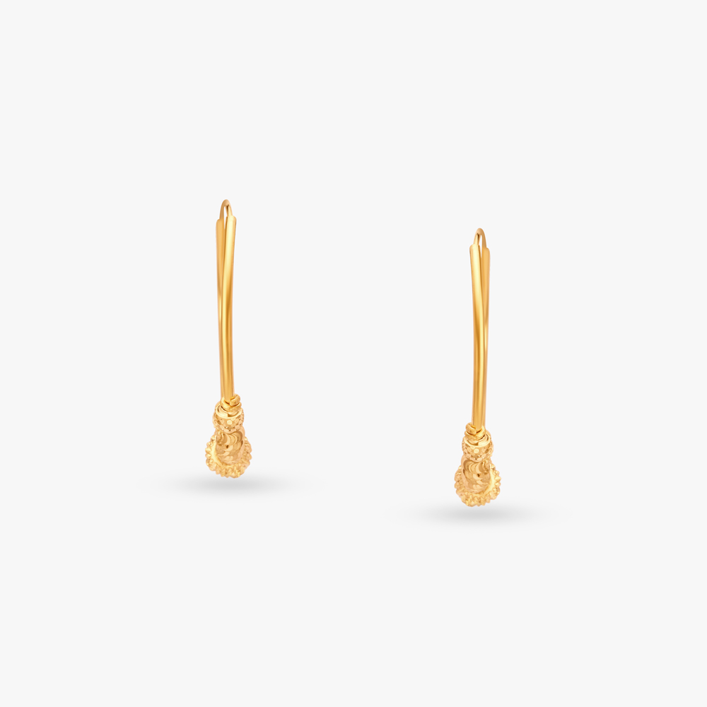 Elliptical Elegance Gold ✧ Earrings
