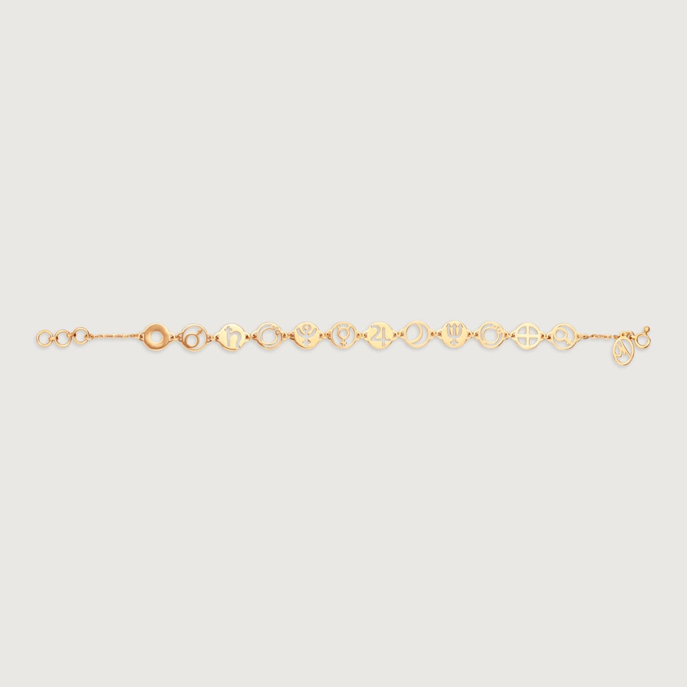 Planetary Splendour 14KT Bracelet,,hi-res image number null