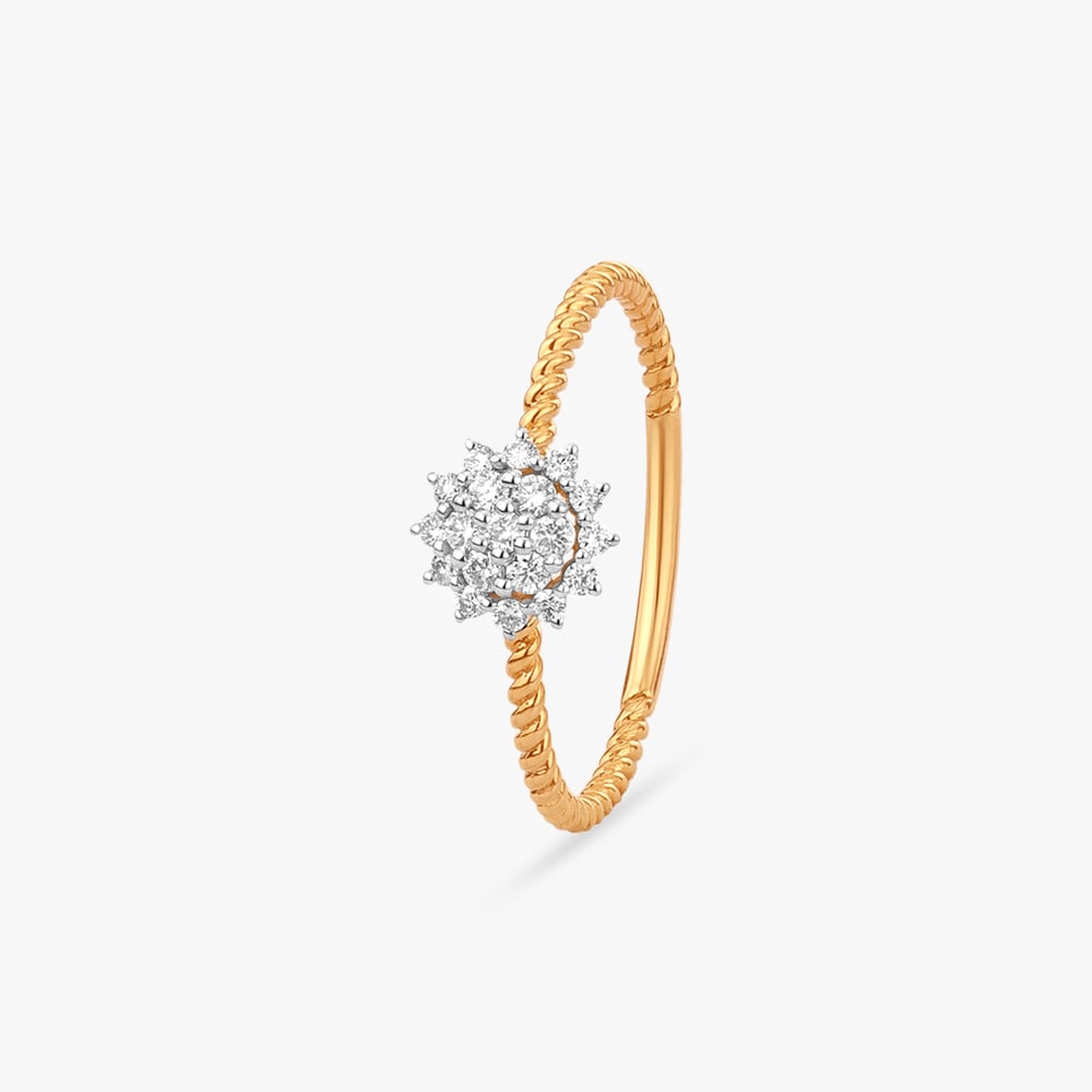 Sunlit Halo Diamond Ring,,hi-res image number null