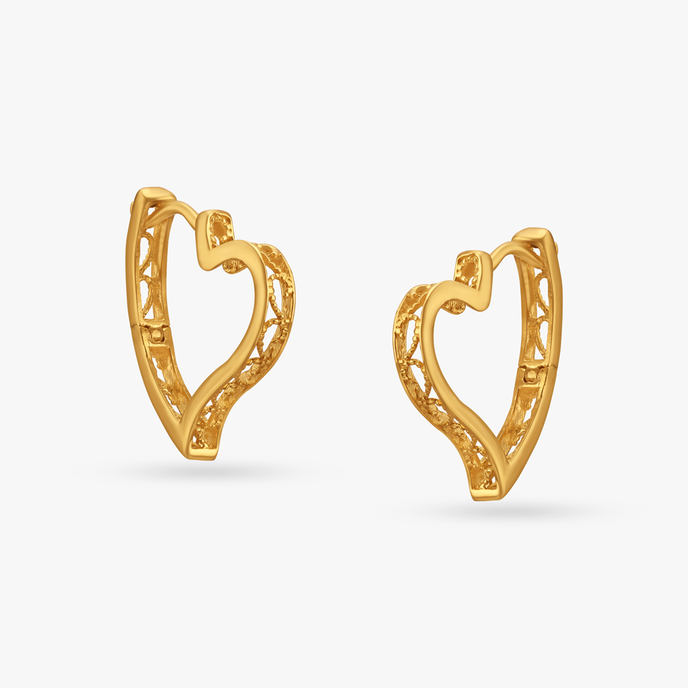 Romantic Hearts Hoop Earrings