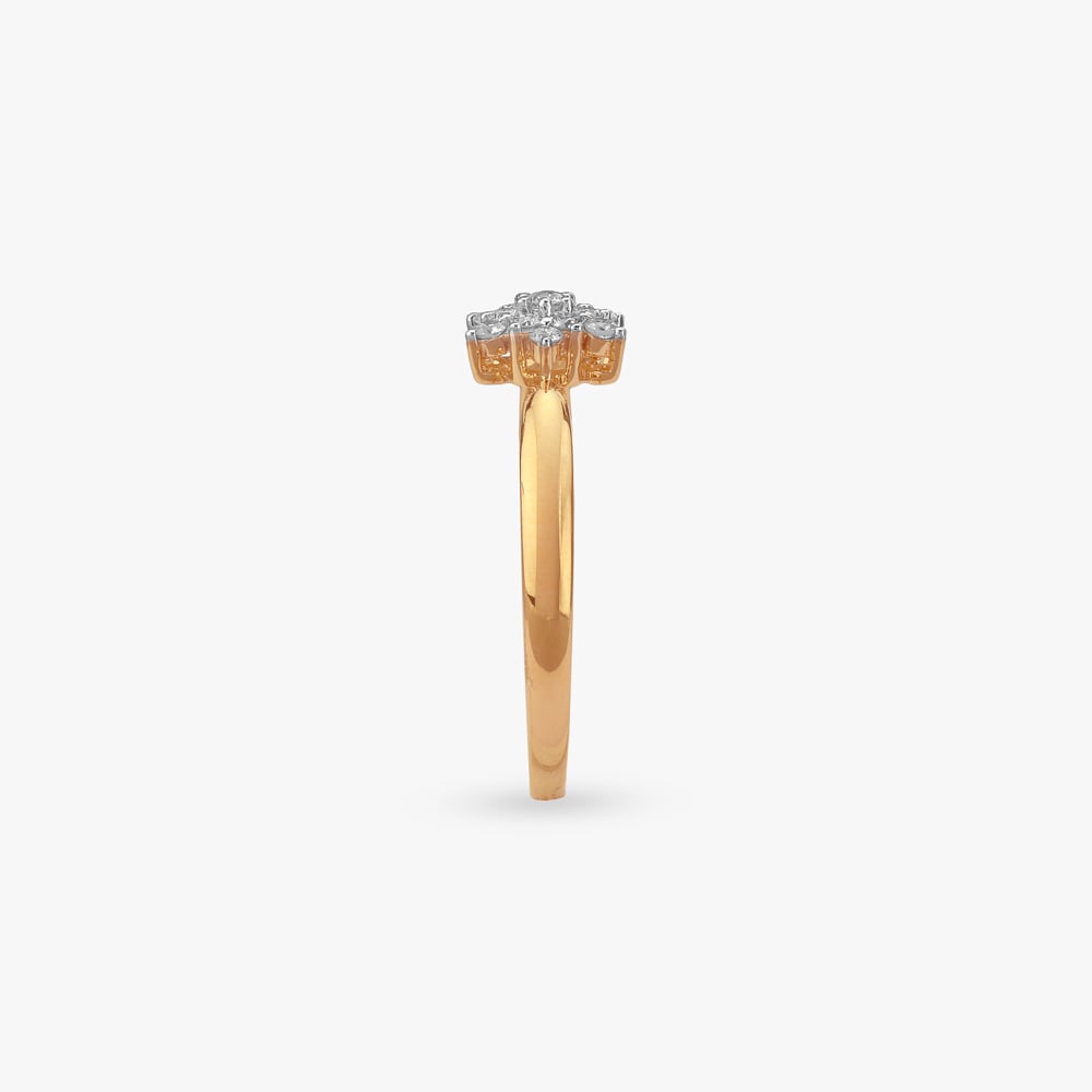 Floral Sparkle Diamond Ring,,hi-res image number null