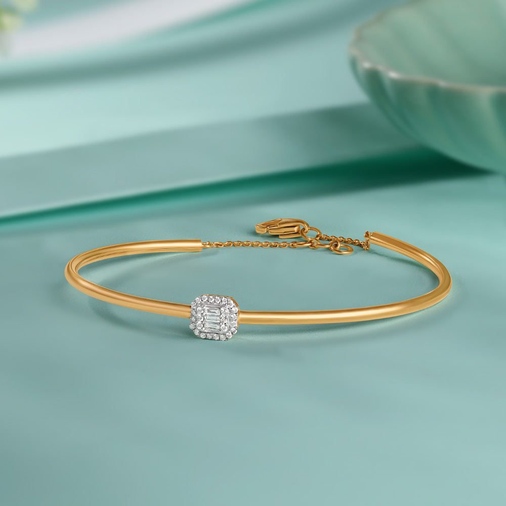 Glittering Cluster Diamond Bangle,,hi-res image number null